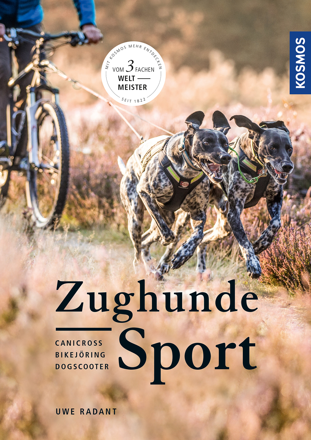 Zughunde-Sport, Kosmos Verlag, 2018  Titelbild und Farbfotos im Buch