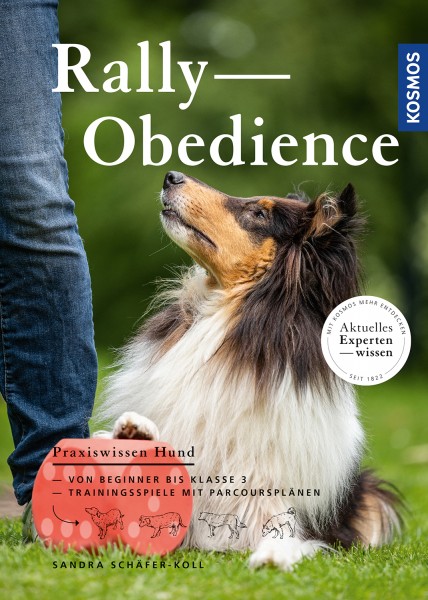 Rally Obedience, Kosmos Verlag, 2020  Titelbild und Farbfotos im Buch